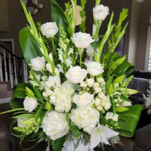 Large Sympathy Floral Arrangements Divin Le Bouquet